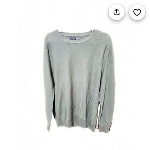 J Crew Men’s Sage Green Pullover sweater very soft and a classic look